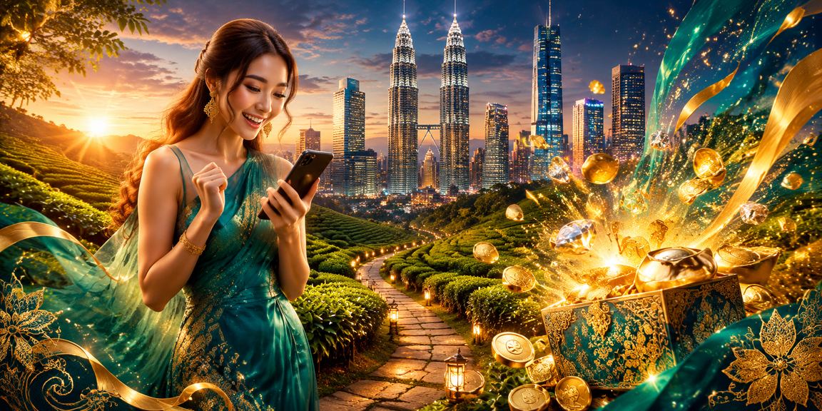 Pemain dari Kuala Lumpur menggunakan platform kasino mudah alih 1202 dengan motif batik tempatan