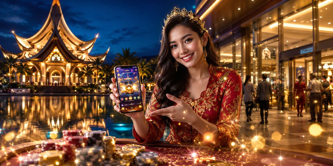 Pemain dari Sarawak membuat deposit untuk permainan meja kasino menggunakan perbankan dalam talian